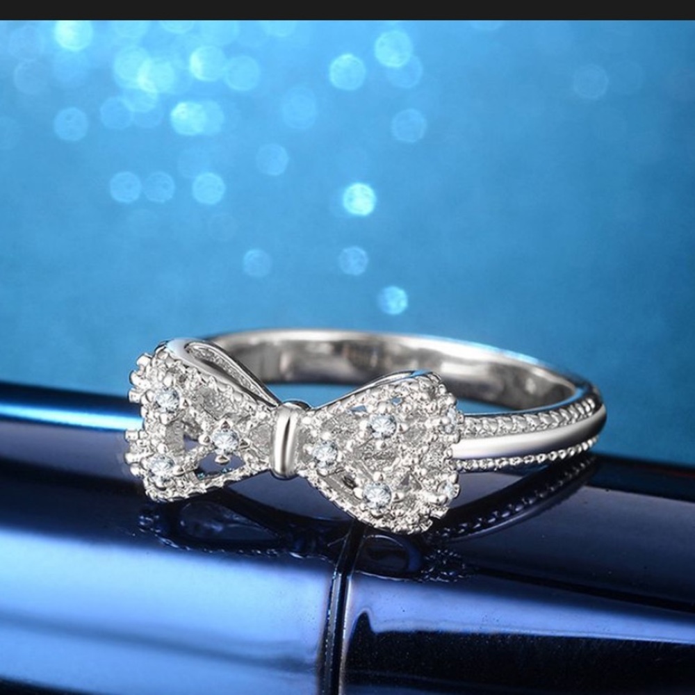 Diamond Bow Tie Ring
